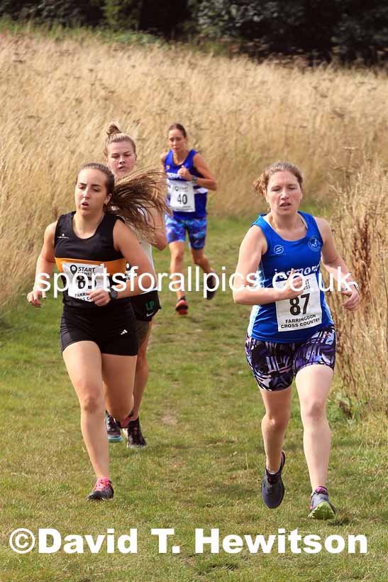 Senior Womens relay 2022 Farringdon Cross Country, Sunderland, Saturday, Sept. 3rd. Photo: David T. Hewitson/Sports for All Pics